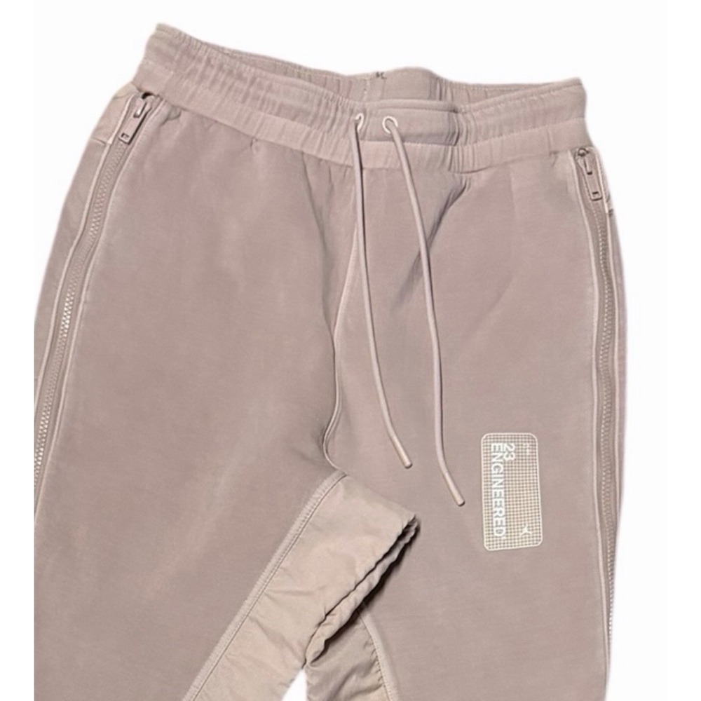 Nike Jordan 23 Engineered Fleece Pants Men's  Small Stone Mauve Leg Zip CT2918